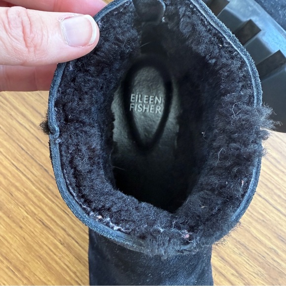 Eileen Fisher Rescue Weatherproof Suede Bootie sz8.5 - Picture 6 of 8